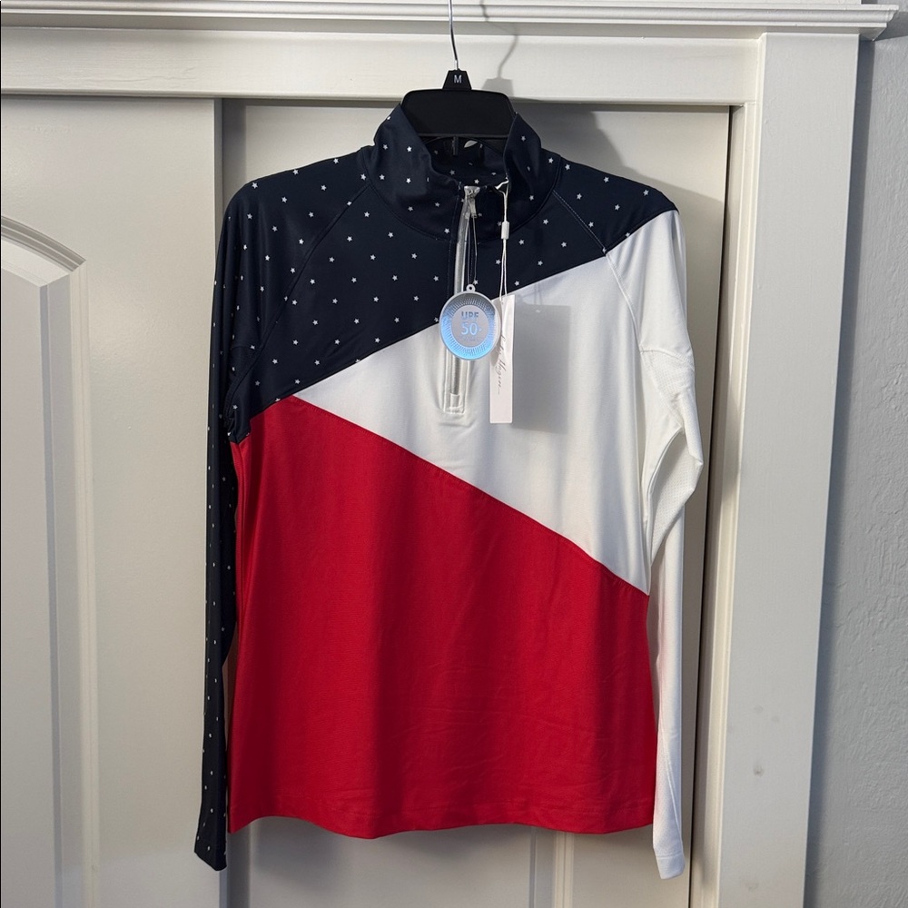 Lady Hagen Red, White, and Black Jacket
